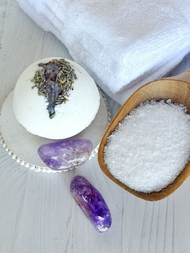 Amethyst & Lavender Bath Bomb