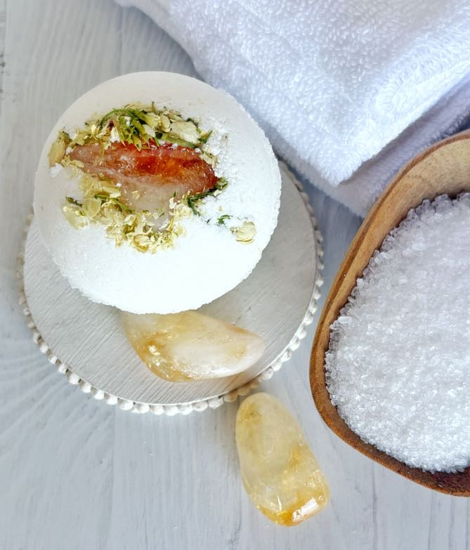 Citrine & Jasmine Bath Bomb