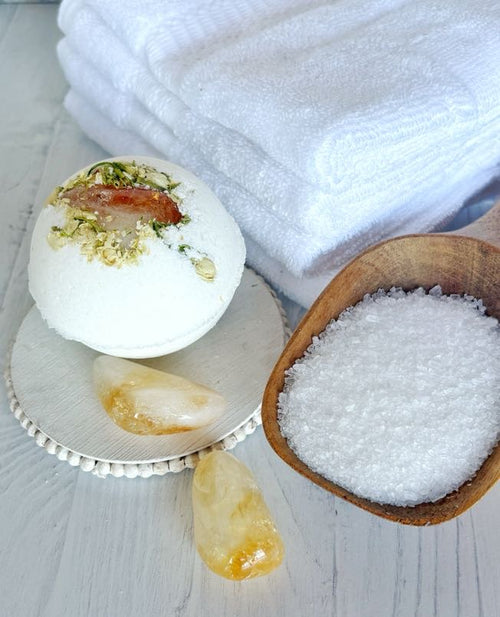 Citrine & Jasmine Bath Bomb