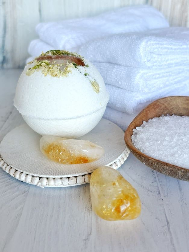 Citrine & Jasmine Bath Bomb