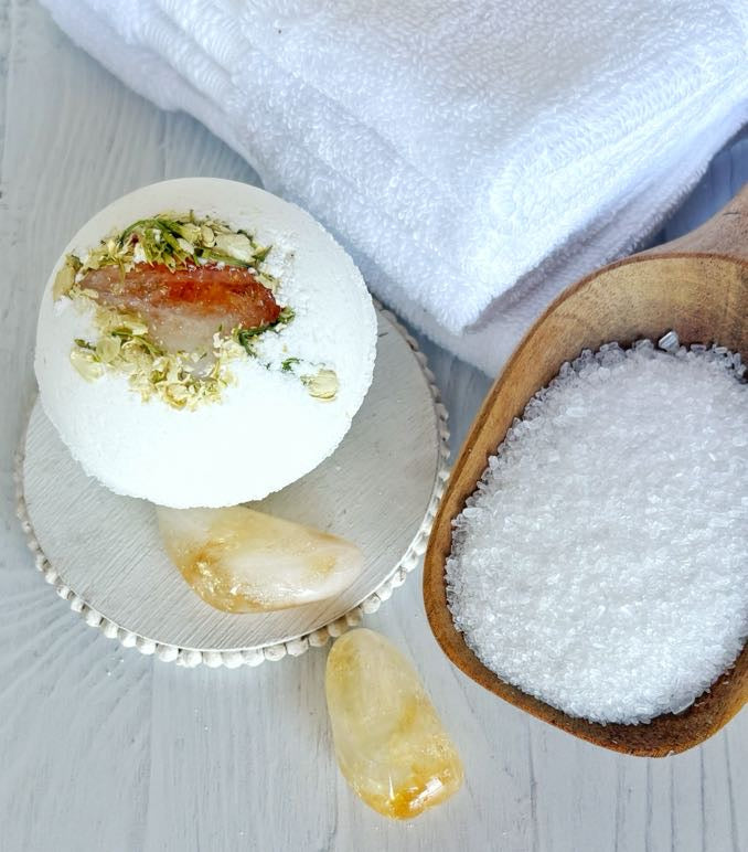 Citrine & Jasmine Bath Bomb