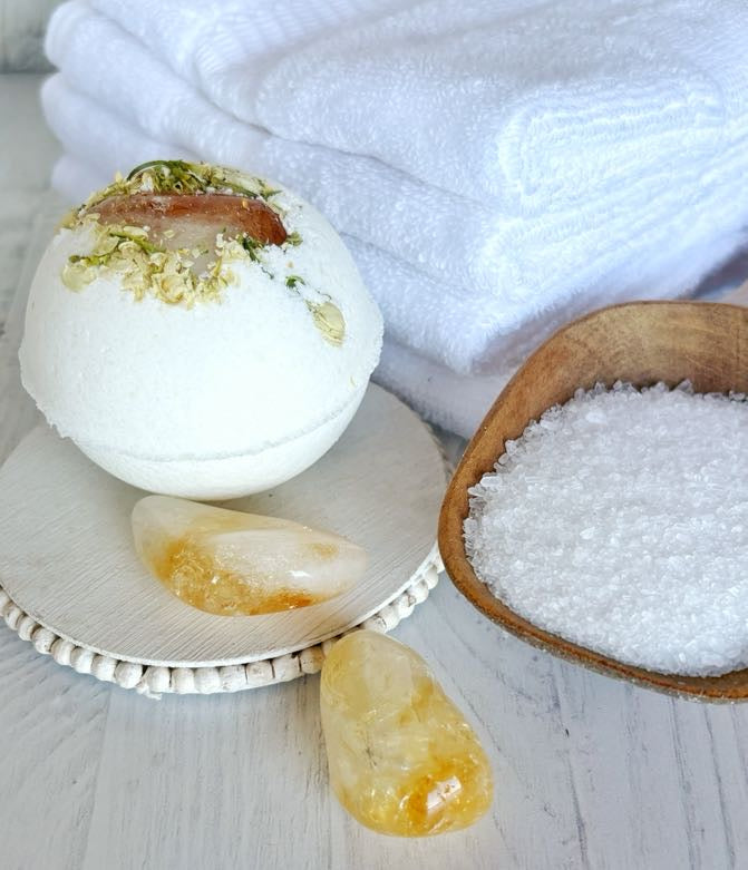Citrine & Jasmine Bath Bomb