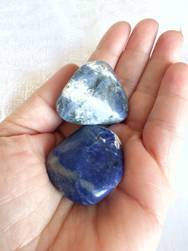 Sodalite & Mediterranean Sea Salt Bath Bomb